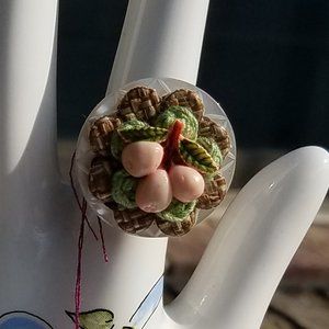Vintage .925 Flower Ring.